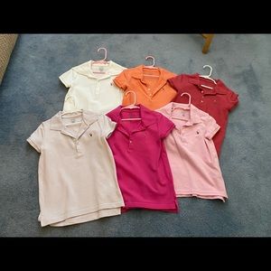 Girls polos size 6x